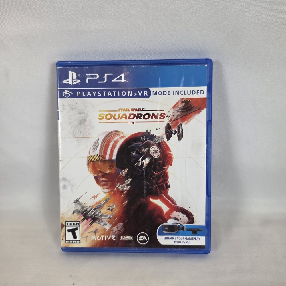 Star Wars Squadrons Sony PS4 PlayStation 4 CIB Tested VR Mode Included Complete